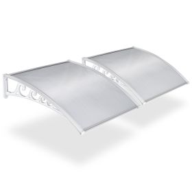 100x100 5mm PC Hollow Sheet Awning 2 Sets Unit