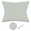 3x4m Rectangle Sun Shade Sail/Gary