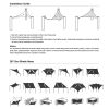 12'x12' Square Sun Shade Sail/ Pearl Aqua