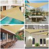 20'x20'x20' Triangle Sun Shade Sail/Beige
