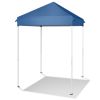 5X5ft blue folding shed with oxford cloth and plastic spray iron pipe portable
