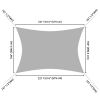 13'x19' Rectangle Sun Shade Sail/beige