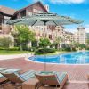 9FT Tiers Umbrella Cover Replacement/Stripe