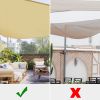 20'x20'x20' Triangle Sun Shade Sail/Beige