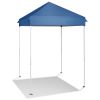 5X5ft blue folding shed with oxford cloth and plastic spray iron pipe portable