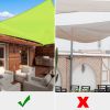 20'x16' Rectangle Sun Shade Sail/ Apple Green