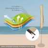 10ft Polyester Tan Umbrella Cover Bag/ Brown
