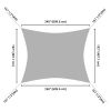 20'x16' Rectangle Sun Shade Sail/ Apple Green
