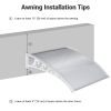 100x100 5mm PC Hollow Sheet Awning 2 Sets Unit