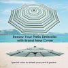10FT Tiers Umbrella Cover Replacement/Stripe