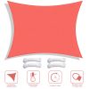 13'x10' Rectangle Sun Shade Sail/ Watermalon Red