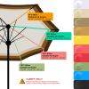 10FT Umbrella Cover Replacement Living Coral