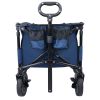 Utility Collapsible Folding Wagon Cart Heavy Duty Foldable, Beach Wagon