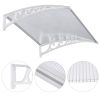 100x100 5mm PC Hollow Sheet Awning 2 Sets Unit