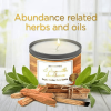 MAGNIFICENT 101 Affirmations Sage, Cedar, Palo Santo, Sprinkle of sage Leaves Smudge Candle for House Energy Cleansing, Banishes Negative Energy - Soy
