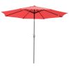 10FT Umbrella Cover Replacement Living Coral