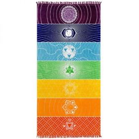 Better Quality Made Of Cotton Mandala Blanket (Option: Polyester 70x150cm)