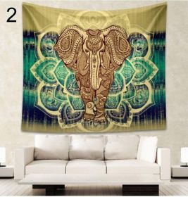 Stamp Bohemia Beach Blanket Mural (Option: Yellow-Medium)