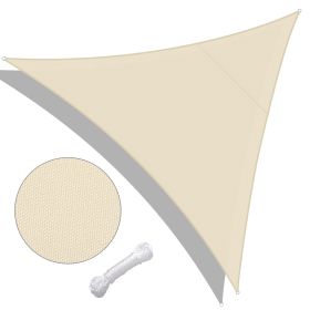 5x5x5m Triangle Sun Shade Sail/Sand (Warehouse: LA01)