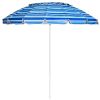 8 Feet Portable Beach Umbrella with Sand Anchor and Tilt Mechanism