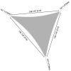 5x5x5m Triangle Sun Shade Sail/Sand