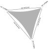 3x3x3m Triangle Sun Shade Sail/Sand