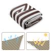22' x 22' x 22' Triangle Sun Shade Sail/ Coffee+White