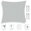 22'x23' Rectangle Sun Shade Sail/ Cload Gray