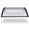 100x100 5mm PC Hollow Sheet Awning