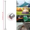 8ft Sun Sail Pole Post Silver